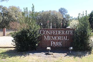 Confederate_Memorial_Park,_Dougherty_County,_sign